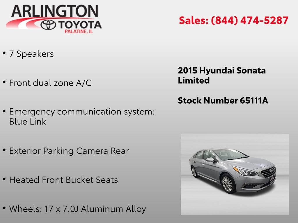 Used 2015 Hyundai Sonata Limited FWD video 2