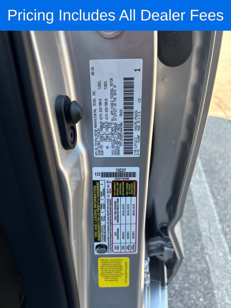 New 2026 Toyota Tundra SR5 w/ SR5 Premium Package AWD/4WD image 4