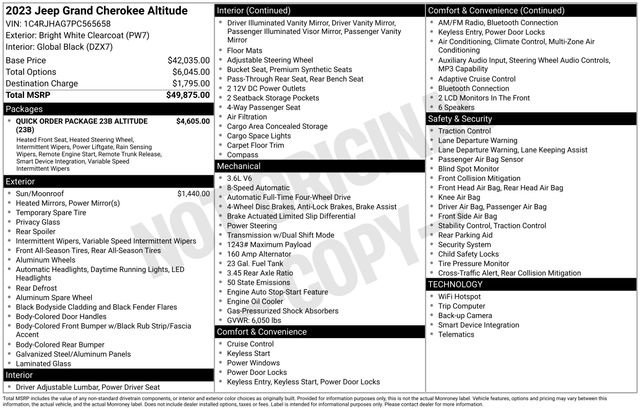 Used 2023 Jeep Grand Cherokee Altitude image 6