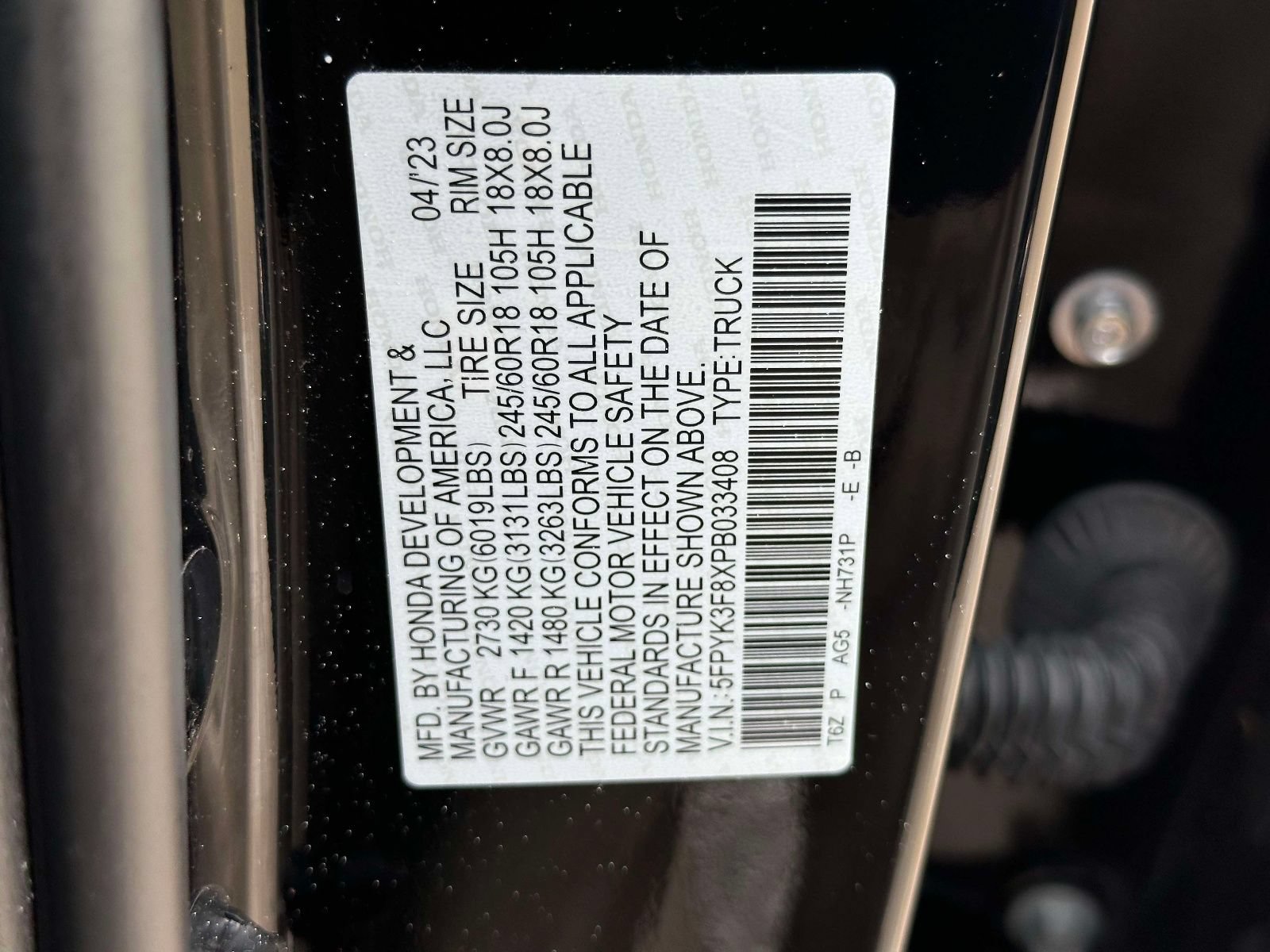 Used 2023 Honda Ridgeline Black Edition image 25