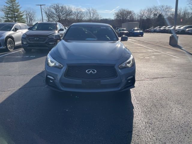 Used 2021 INFINITI Q50 Red Sport 400 w/ Carbon Fiber Package image 2
