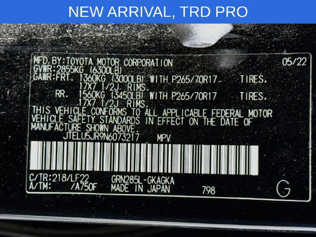 Used 2022 Toyota 4Runner TRD Pro AWD/4WD image 32