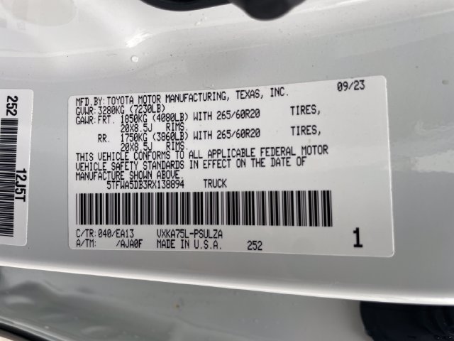 Used 2024 Toyota Tundra Limited w/ TRD Off-Road Package AWD/4WD image 7