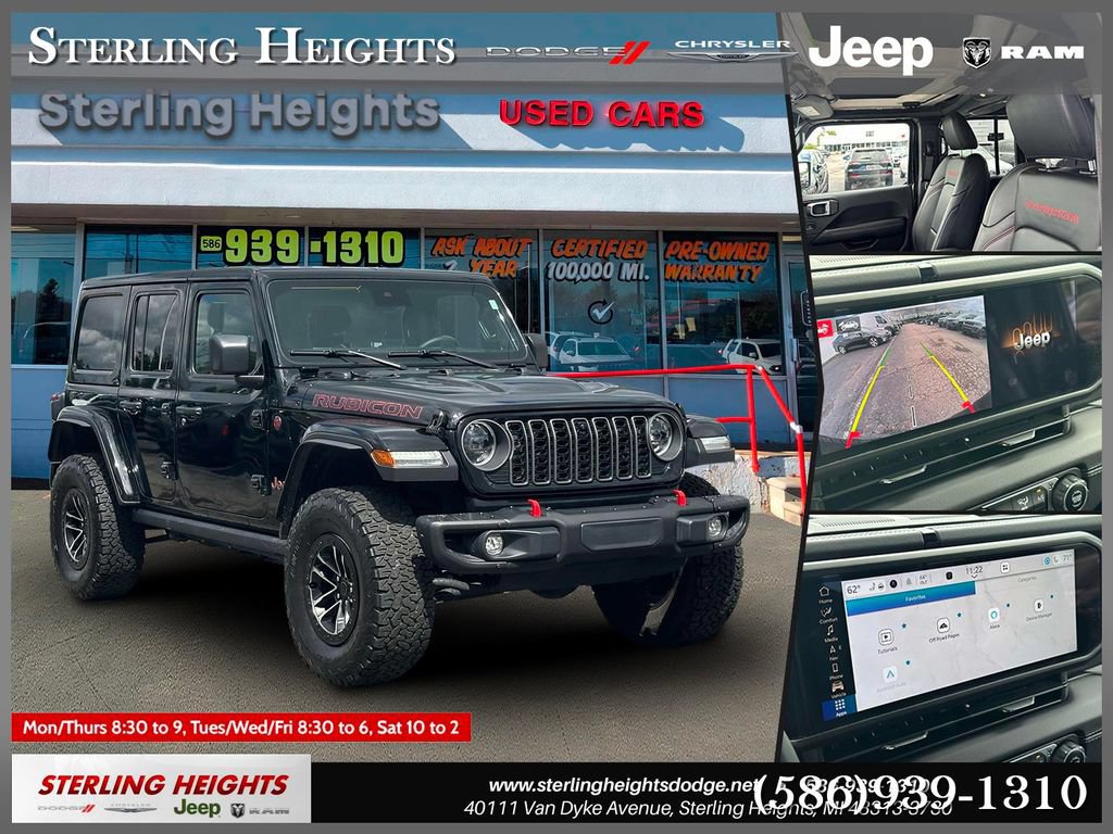 Used 2025 Jeep Wrangler Unlimited Rubicon AWD/4WD video 1