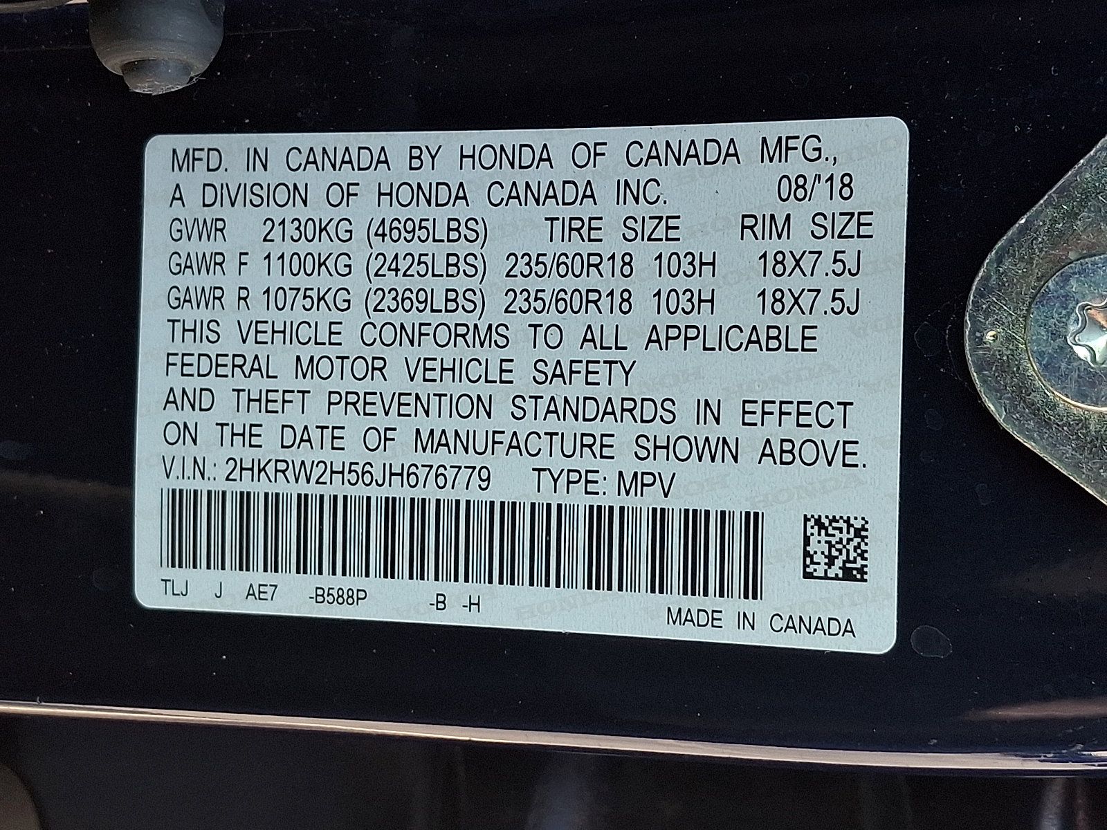 Used 2018 Honda CR-V EX image 25