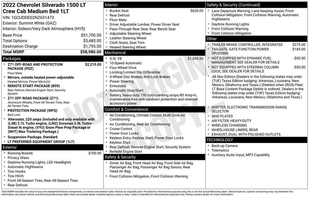 Used 2022 Chevrolet Silverado 1500 LT AWD/4WD image 14