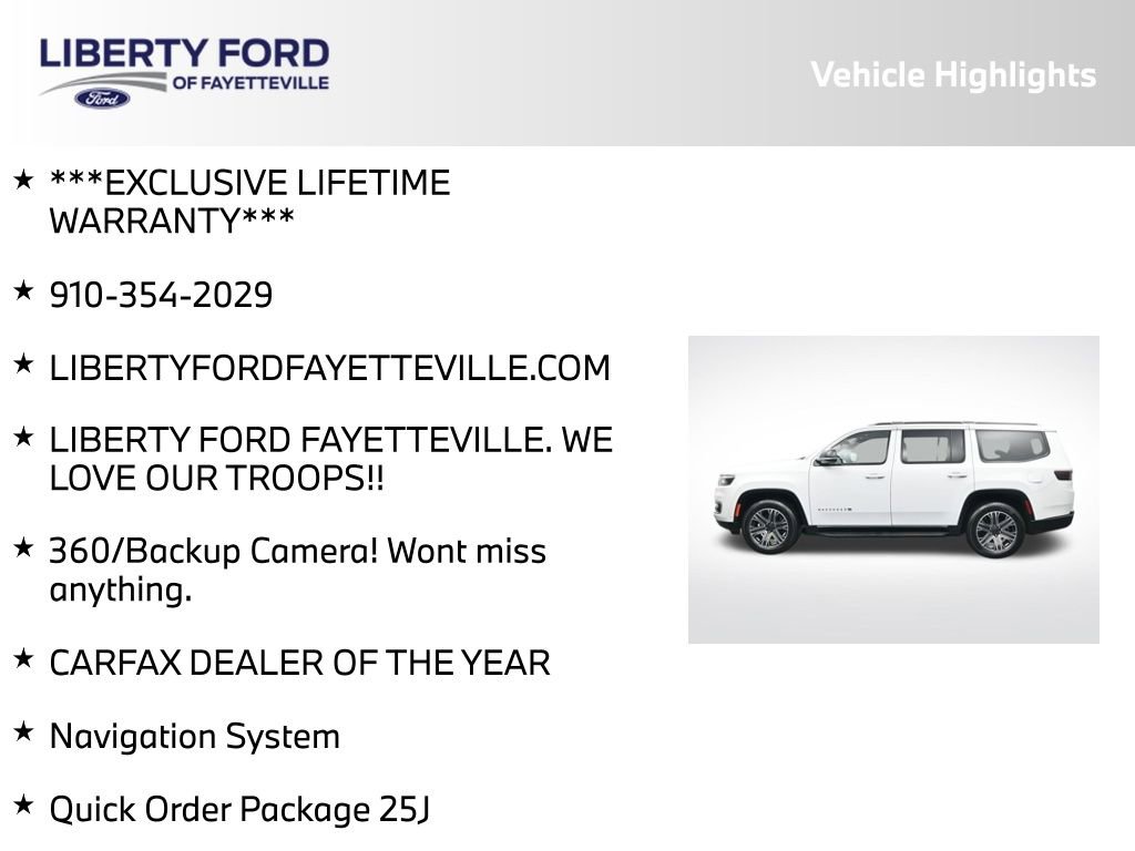 Used 2024 Jeep Wagoneer Series II w/ Flexible Seating Group image 5