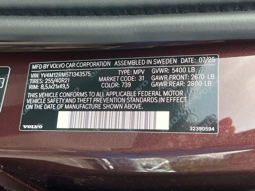 New 2026 Volvo XC60 B5 Ultra w/ Protection Package Premier image 36