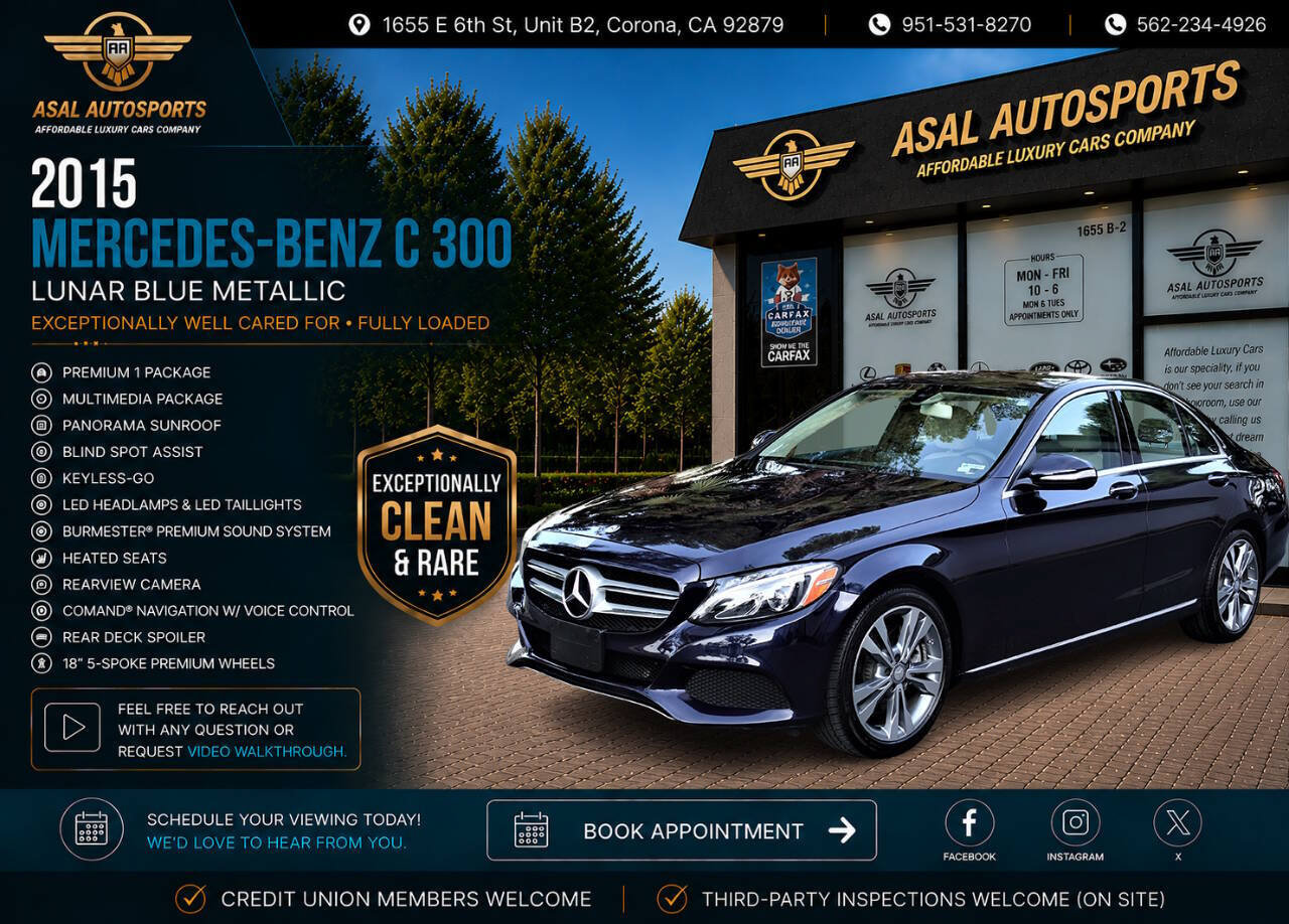 Used 2015 Mercedes-Benz C 300 Sedan