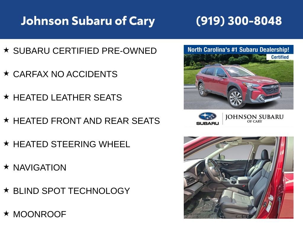 Certified 2025 Subaru Outback Limited image 6