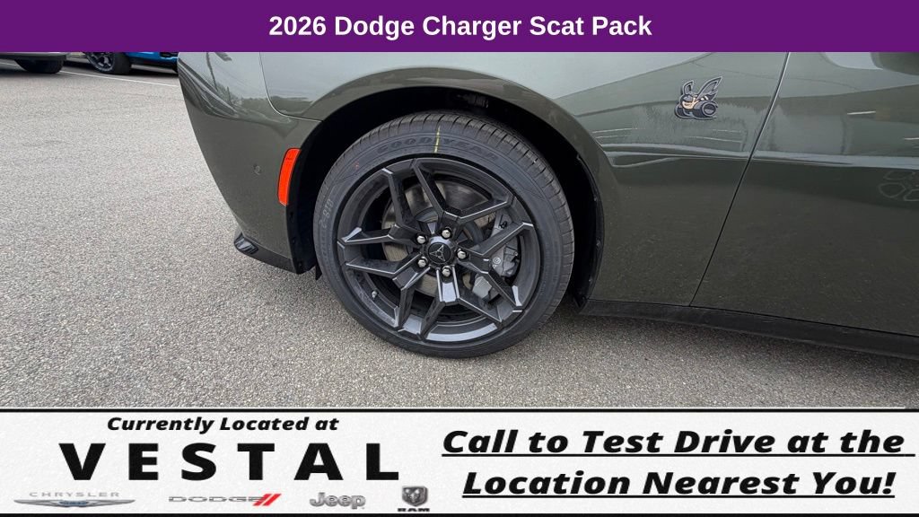 New 2026 Dodge Charger Scat Pack w/ Blacktop Package AWD/4WD image 52