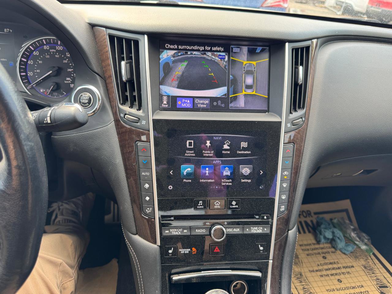 Used 2016 INFINITI Q50 Red Sport 400 AWD/4WD image 8