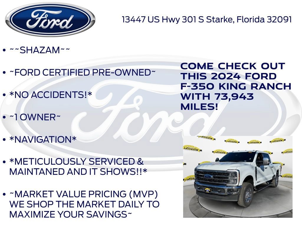 Certified 2024 Ford F350 King Ranch w/ Chrome Package image 6