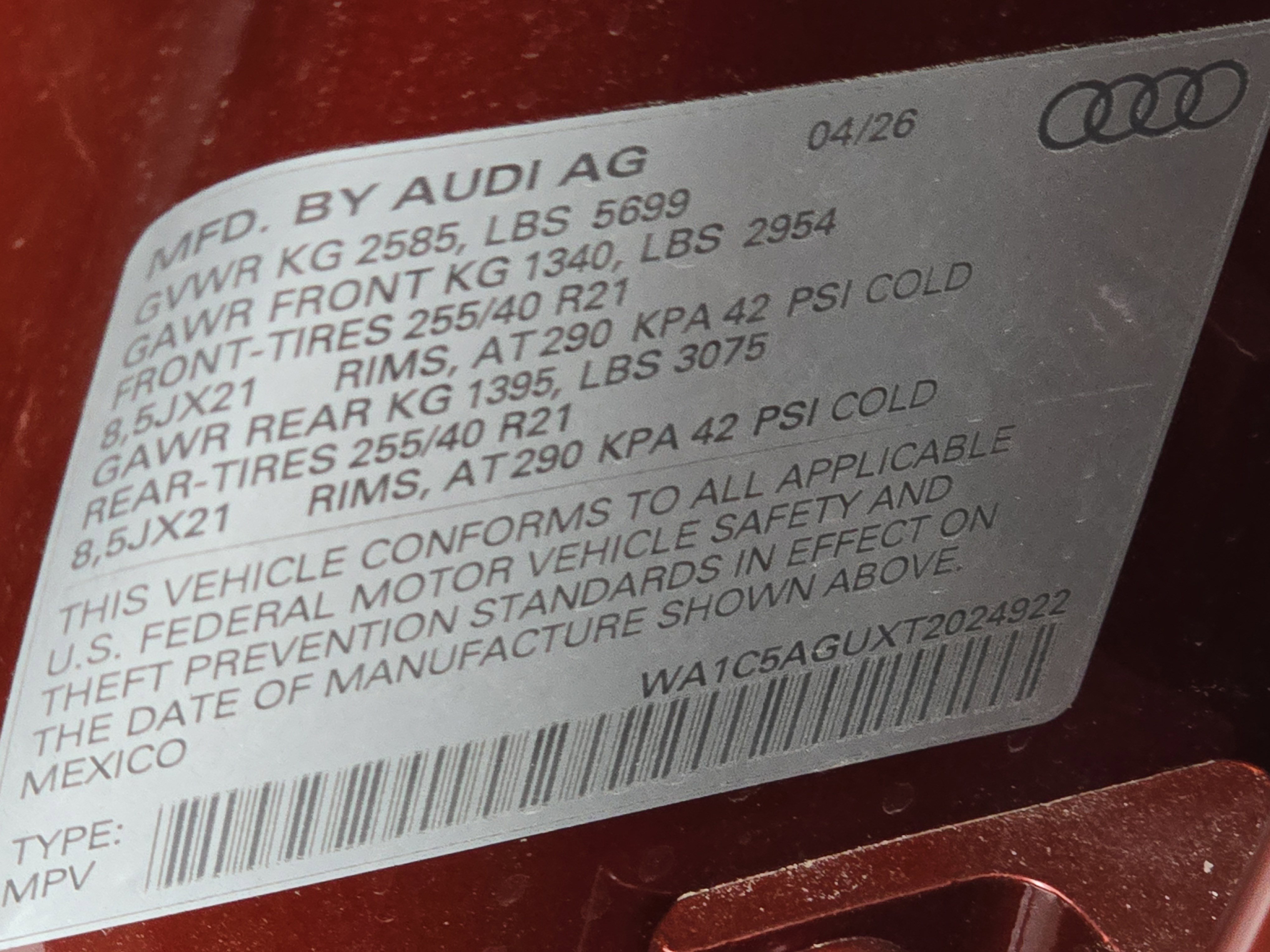 New 2026 Audi SQ5 Prestige AWD/4WD image 35