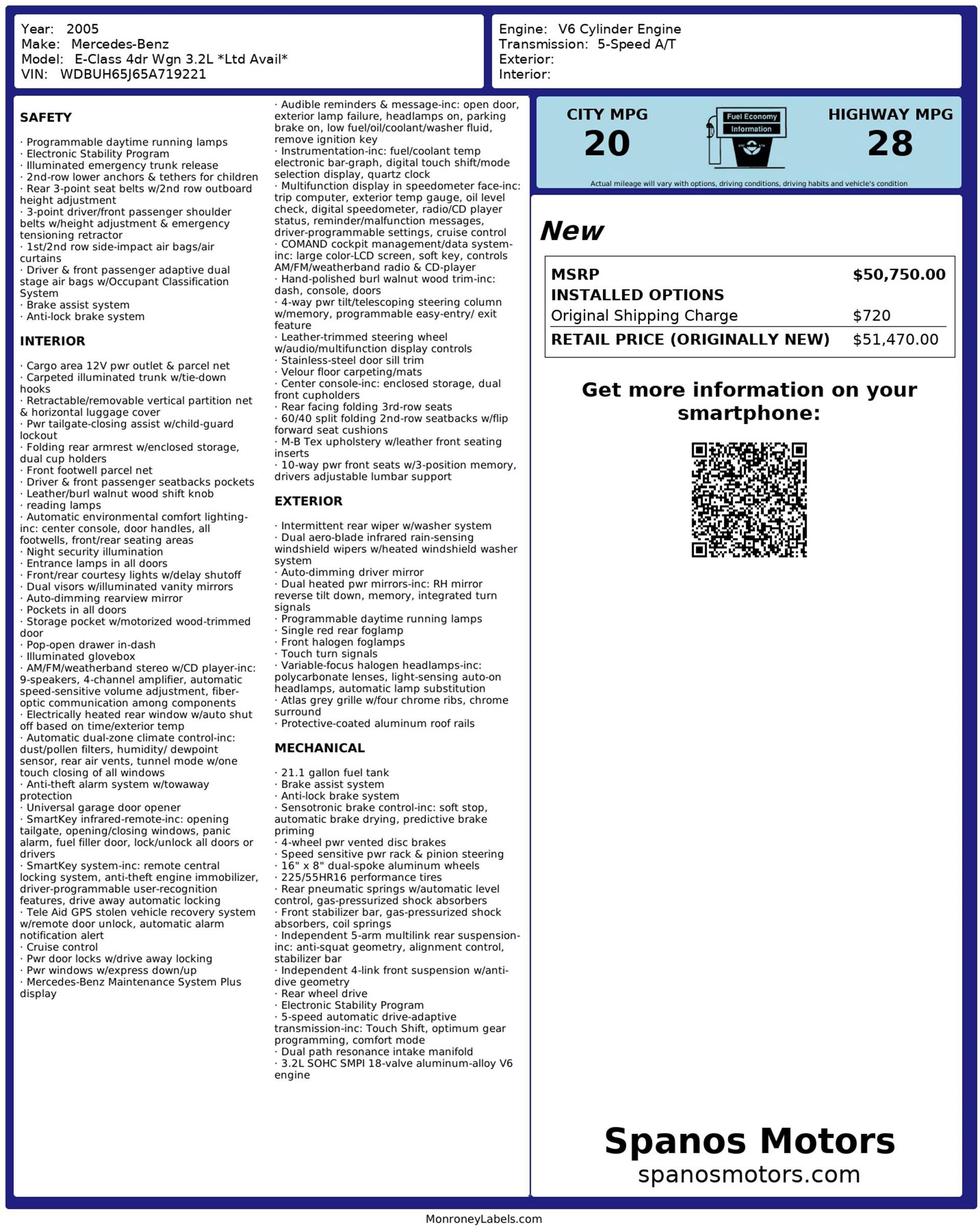 Used 2005 Mercedes-Benz E 320 Wagon image 3