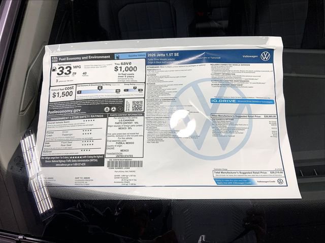 New 2026 Volkswagen Jetta SE image 14