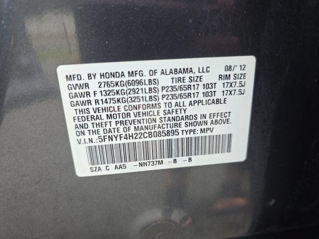 Used 2012 Honda Pilot LX image 25