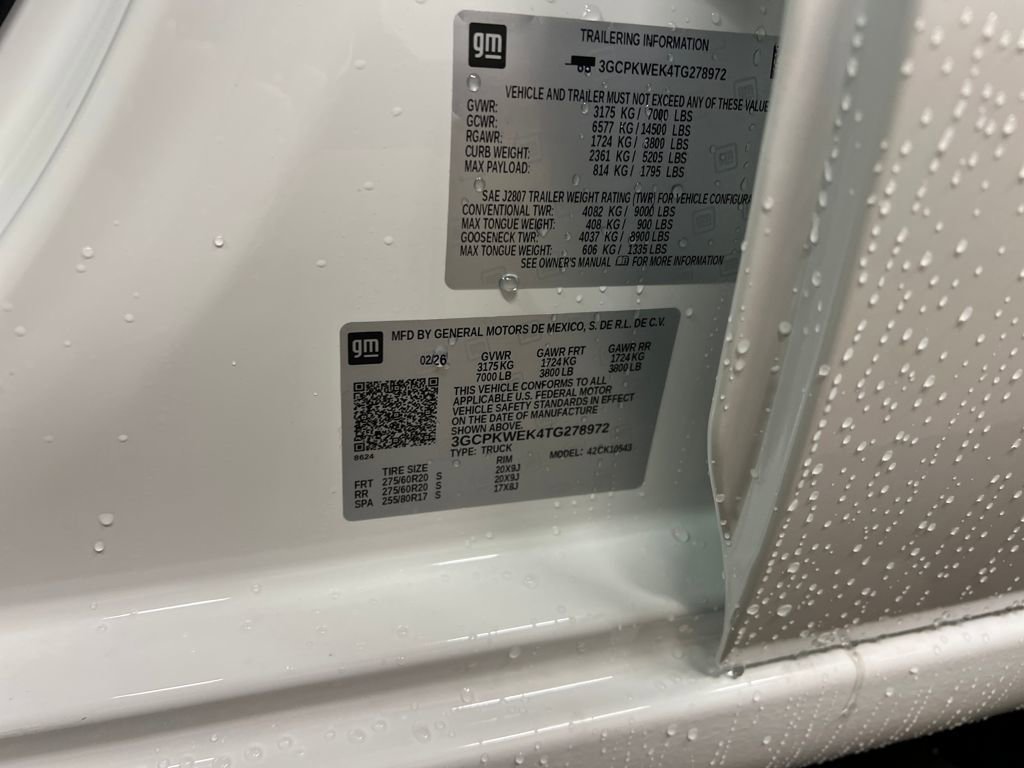 New 2026 Chevrolet Silverado 1500 RST w/ RST Select Package image 28