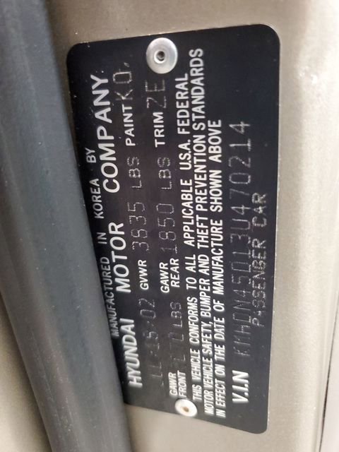 Used 2003 Hyundai Elantra GLS image 31