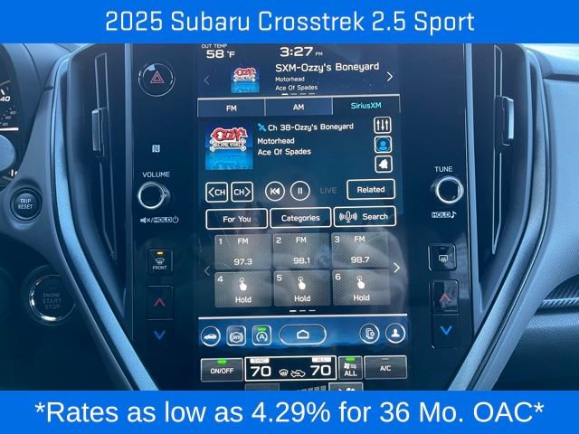 Certified 2025 Subaru Crosstrek 2.5i Sport image 9
