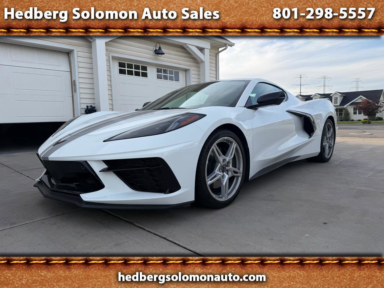 Used 2023 Chevrolet Corvette Stingray Premium Cpe w/ Z51 Performance Package RWD image 1