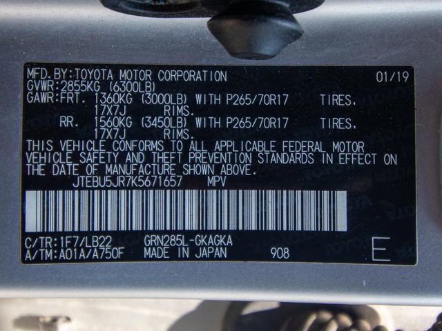 Used 2019 Toyota 4Runner SR5 Premium AWD/4WD image 28