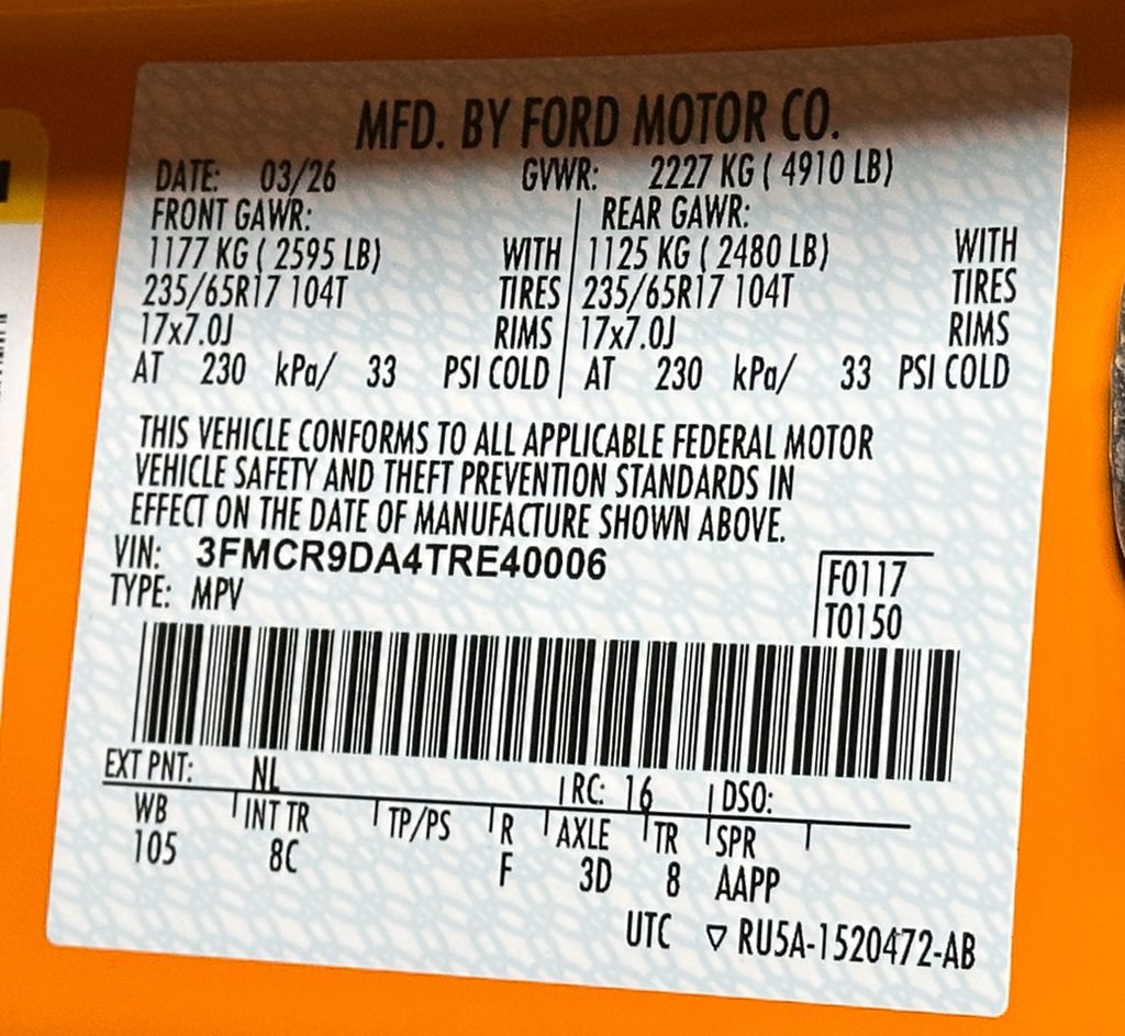 New 2026 Ford Bronco Sport Badlands w/ Sasquatch Badlands Package AWD/4WD image 47