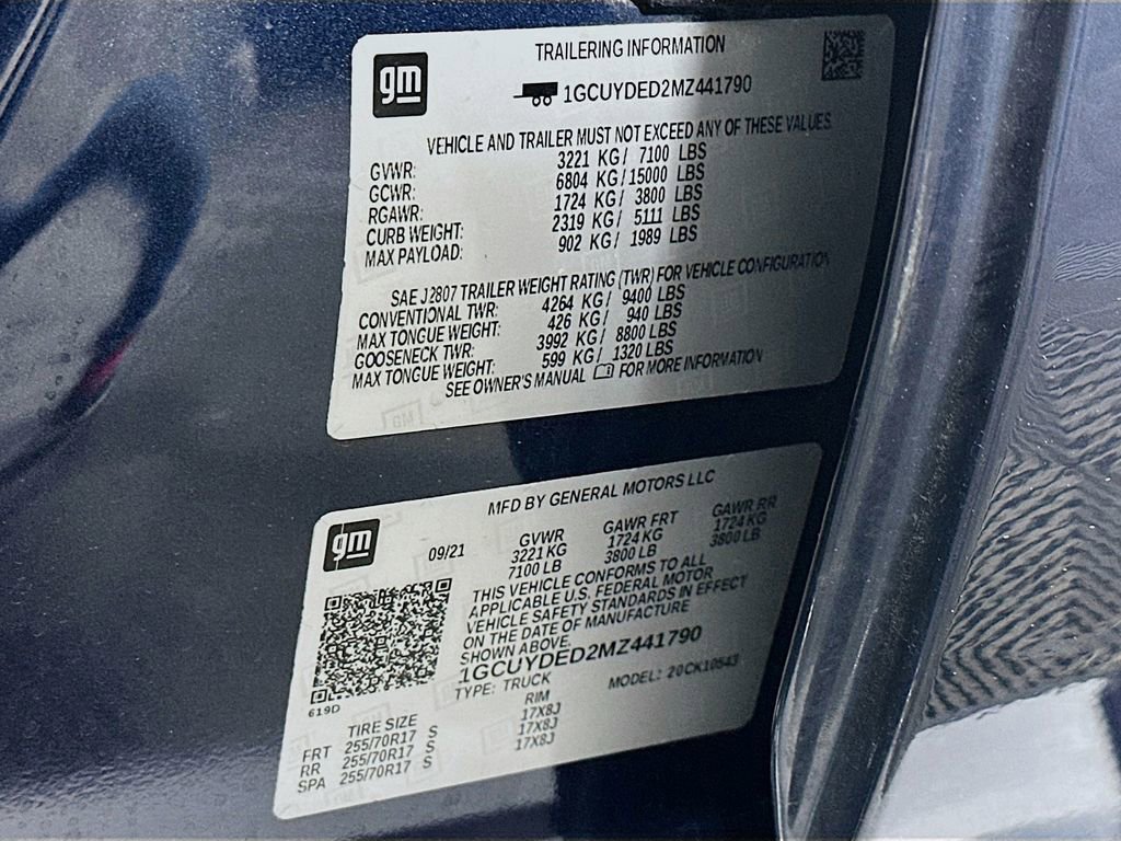 Used 2021 Chevrolet Silverado 1500 LT w/ Bed Protection Package image 36