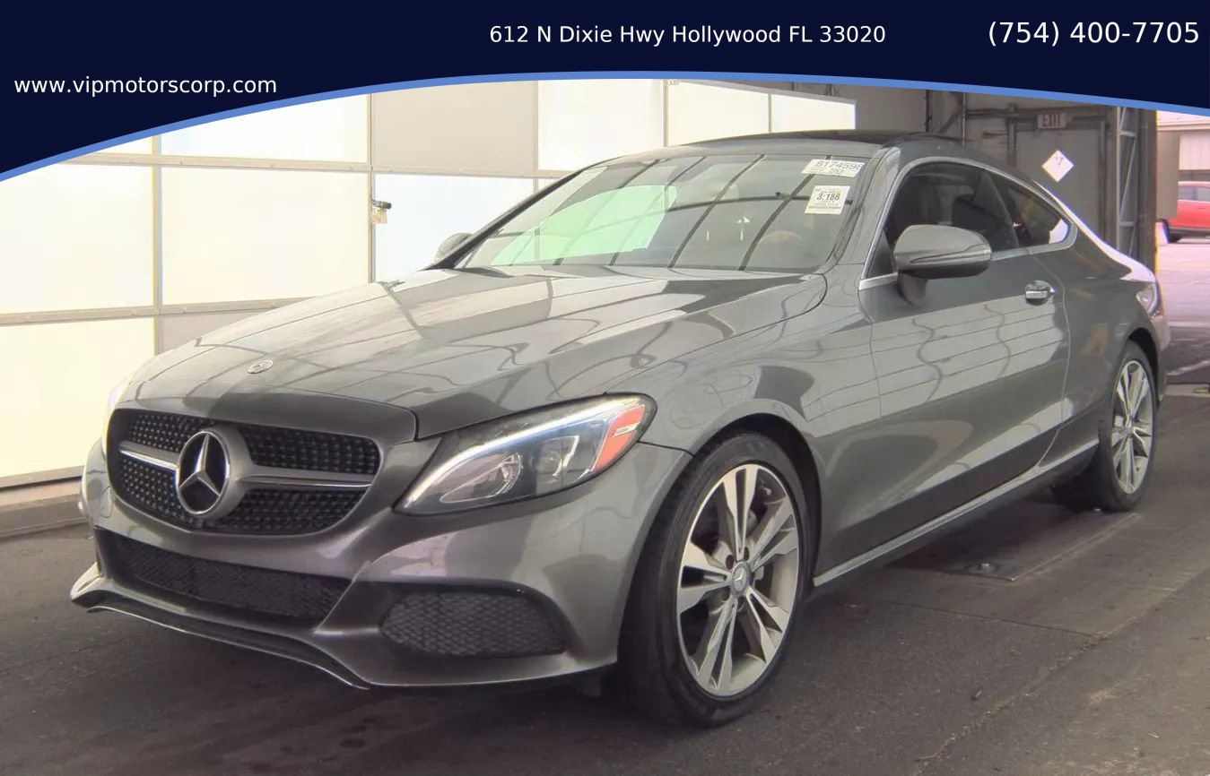 Used 2017 Mercedes-Benz C 300 4MATIC Coupe w/ Premium 2 Package image 1