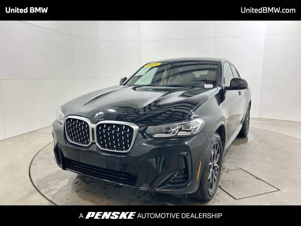 Certified 2025 BMW X4 xDrive30i w/ Premium Package