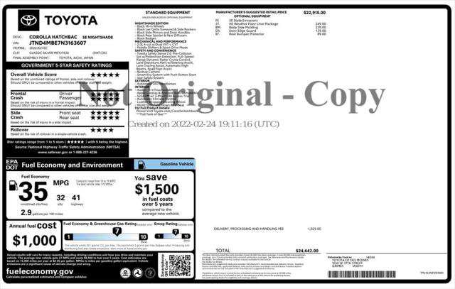 Used 2022 Toyota Corolla SE image 4