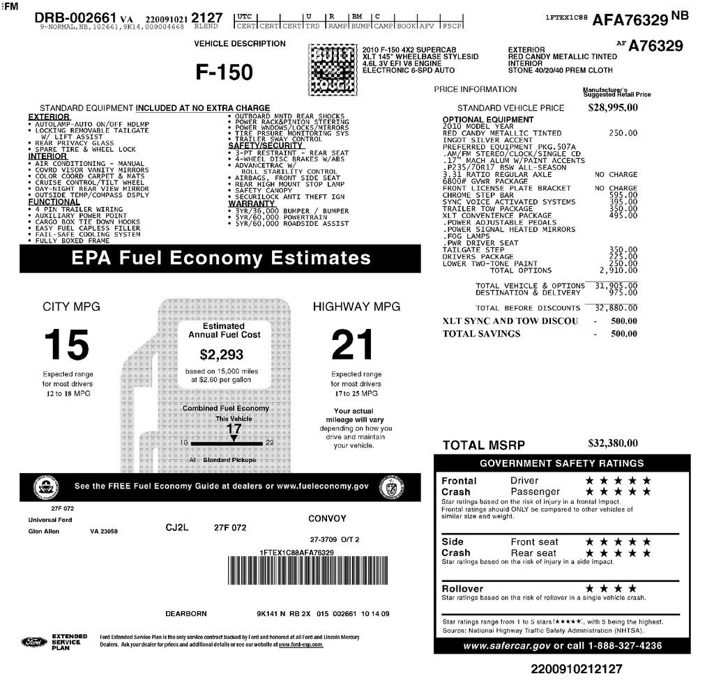 Used 2010 Ford F150 2WD SuperCab image 6