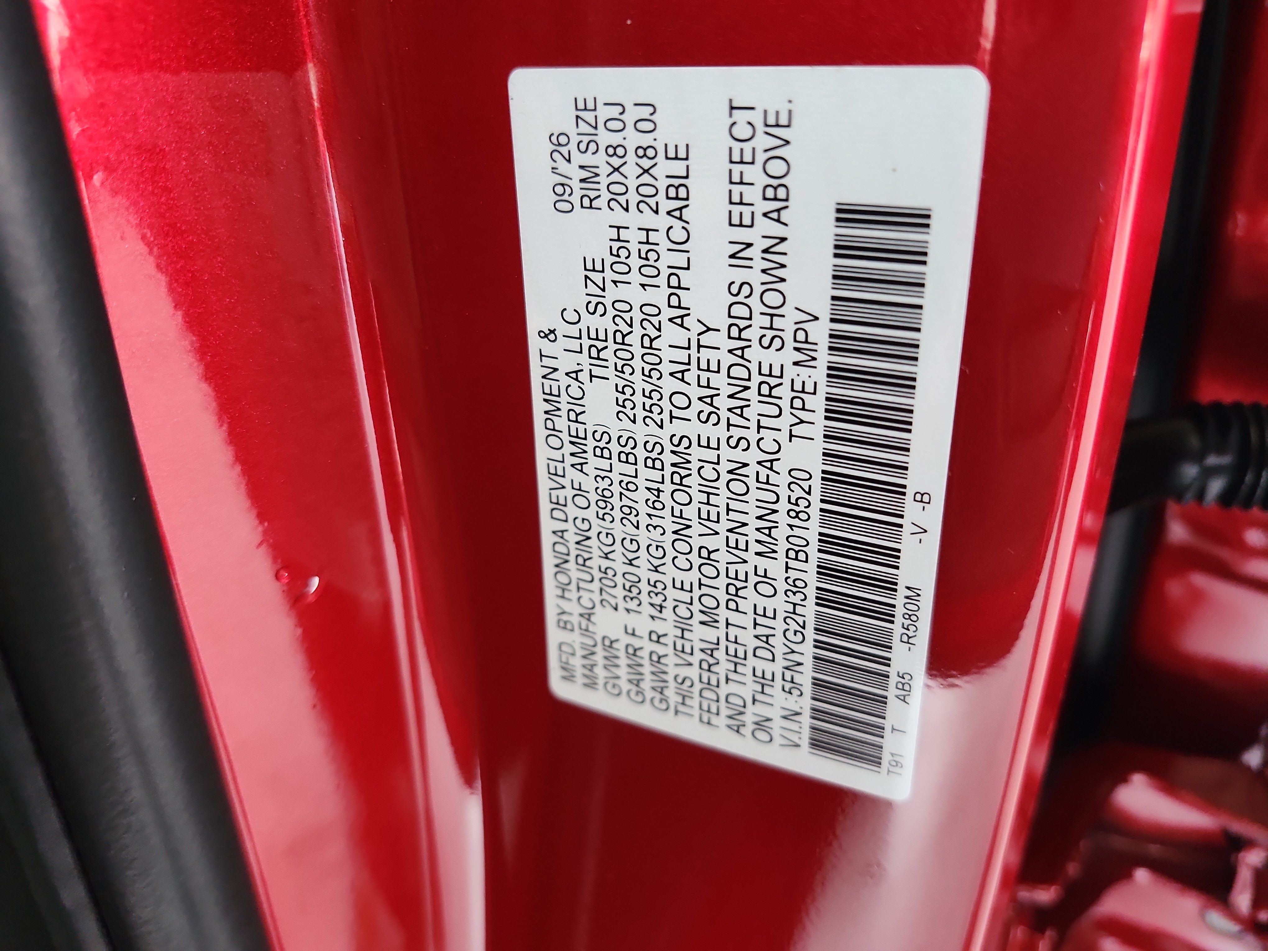 New 2026 Honda Pilot Sport image 24