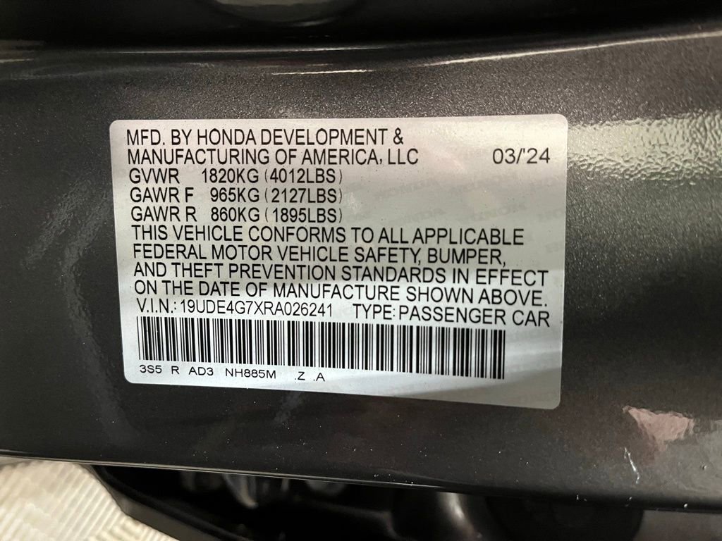 Certified 2024 Acura Integra A-Spec FWD image 24
