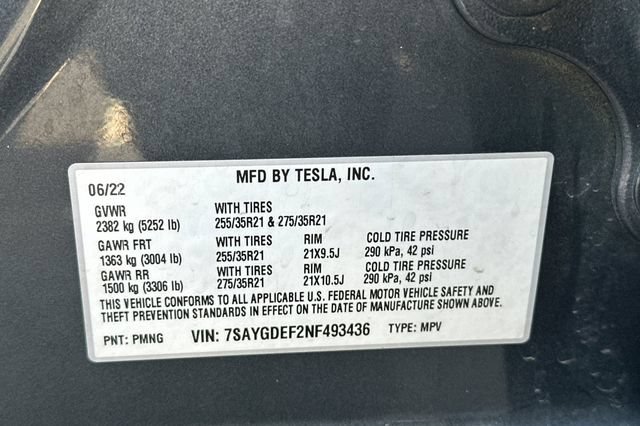 Used 2022 Tesla Model Y Performance AWD/4WD image 33
