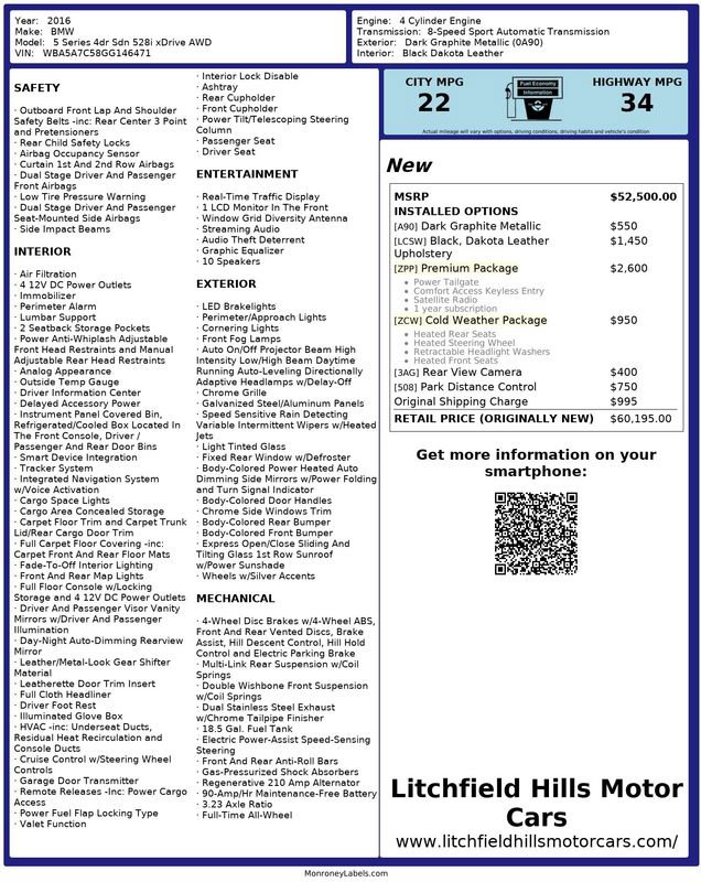 Used 2016 BMW 528i xDrive Sedan image 2