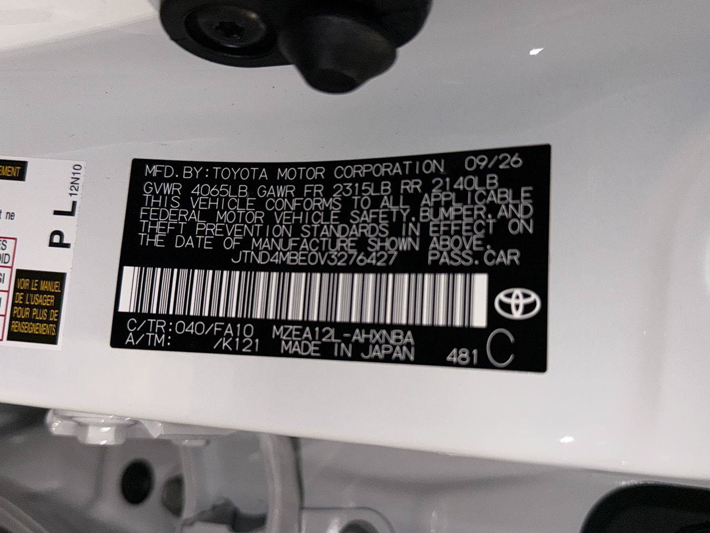 New 2027 Toyota Corolla SE FWD image 33