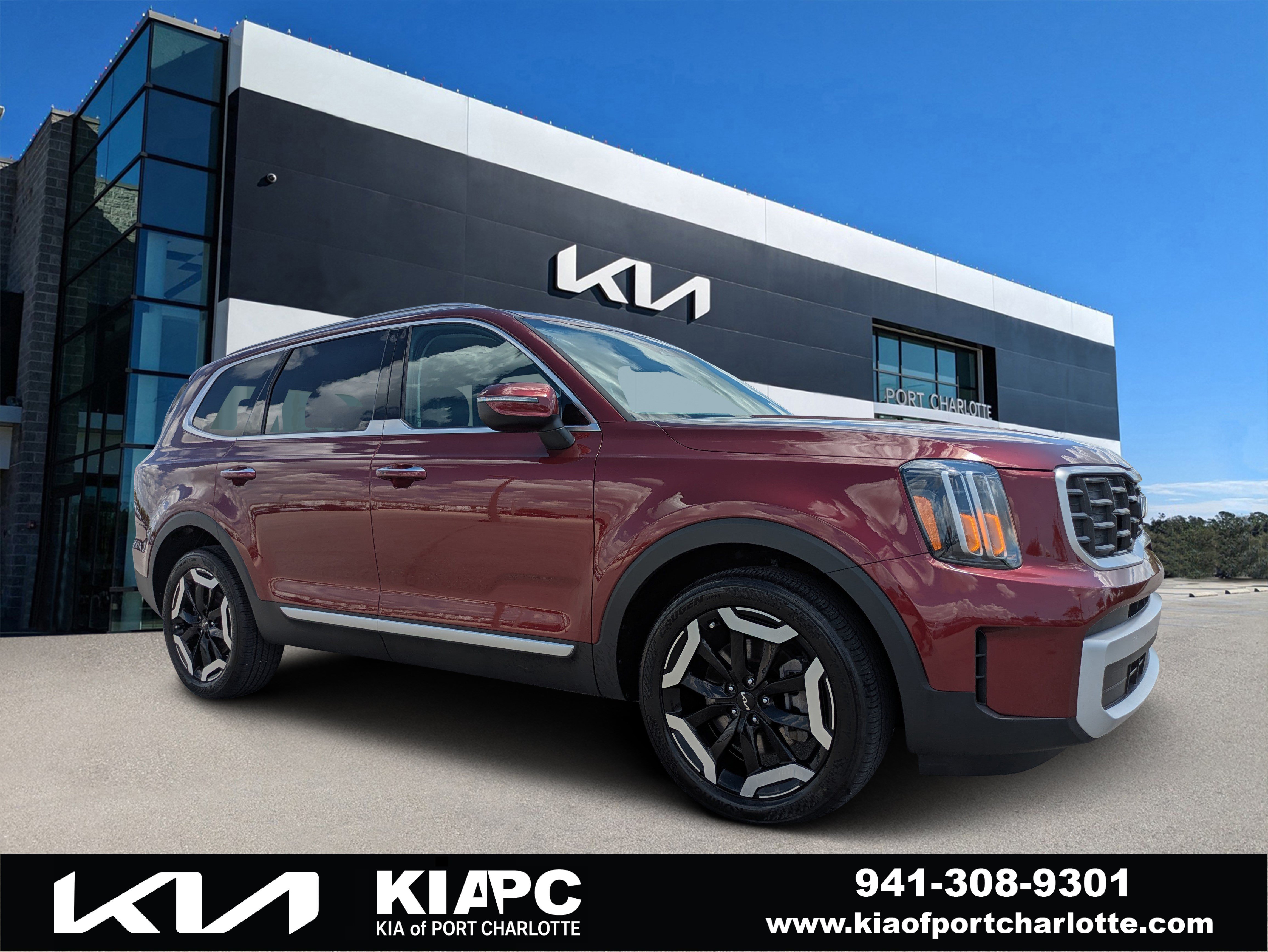 Certified 2024 Kia Telluride S w/ S Sunroof Package FWD image 1