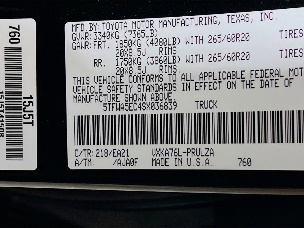 Certified 2025 Toyota Tundra Limited w/ TRD Off-Road Package image 29