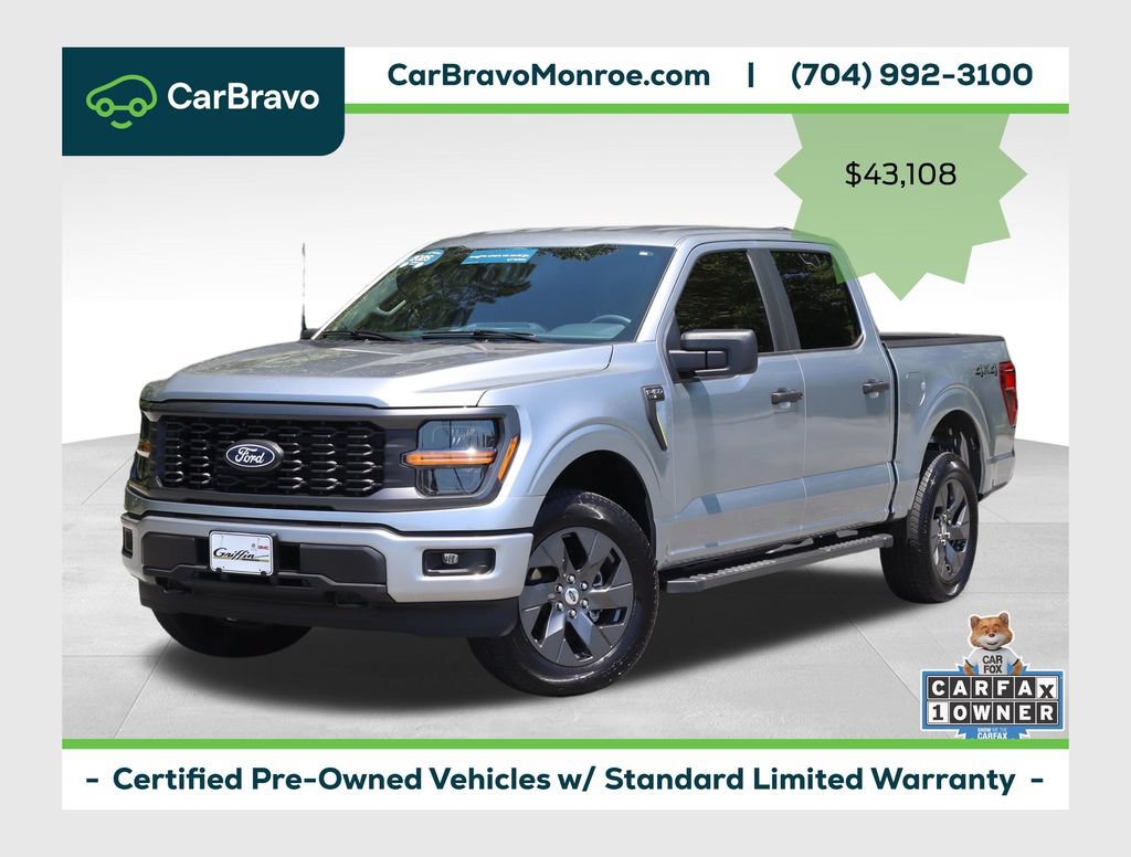 Used 2025 Ford F150 STX w/ Equipment Group 200A AWD/4WD 360° Tour