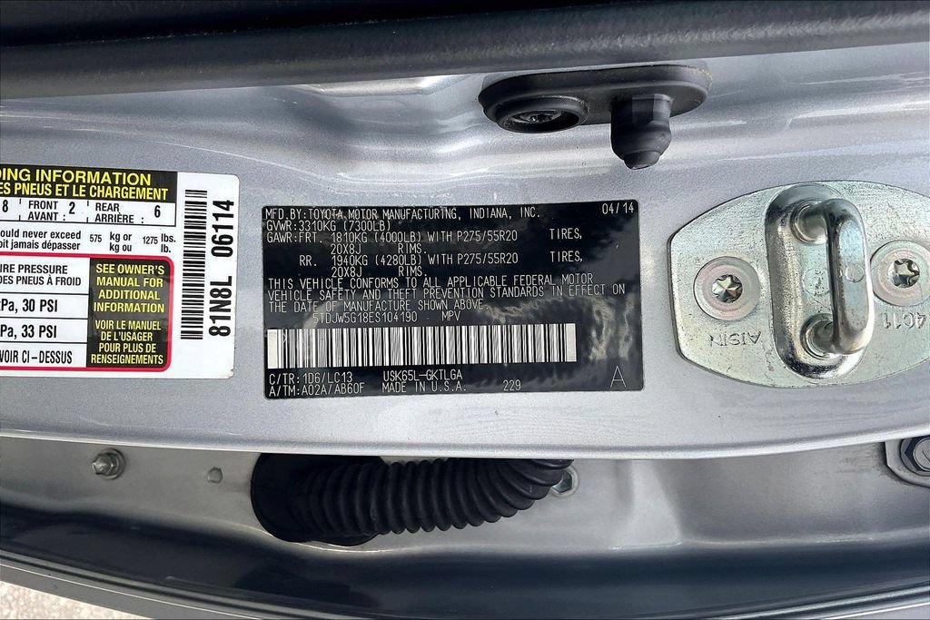 Used 2014 Toyota Sequoia Limited AWD/4WD image 19