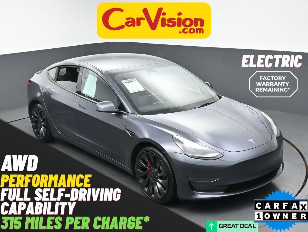 Used 2023 Tesla Model 3 Performance AWD/4WD image 1