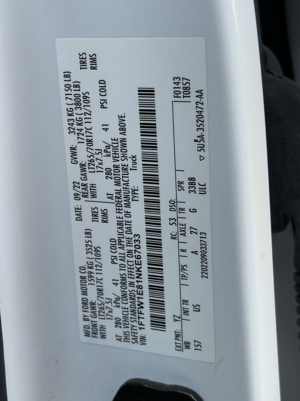 Used 2022 Ford F150 XLT AWD/4WD image 32
