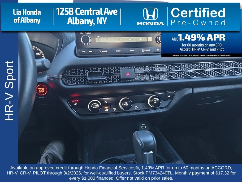 Certified 2023 Honda HR-V Sport image 19
