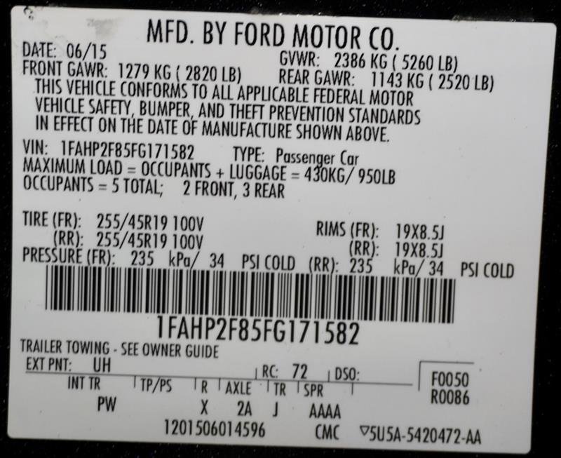 Used 2015 Ford Taurus Limited image 45