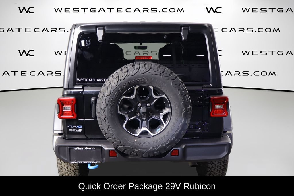 Used 2023 Jeep Wrangler Unlimited Rubicon 4xe w/ Cold Weather Group AWD/4WD image 4