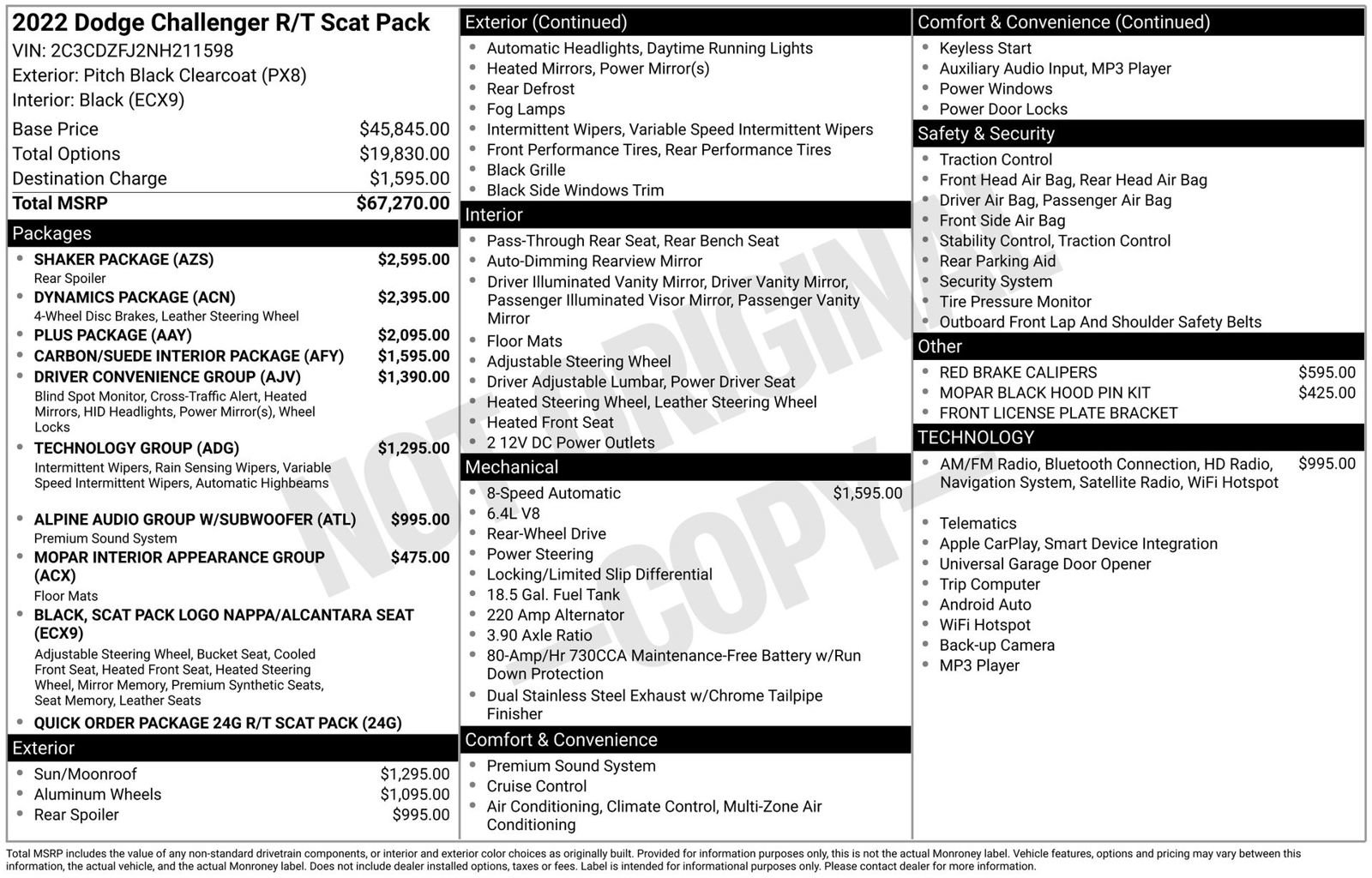 Used 2022 Dodge Challenger R/T Scat Pack w/ Shaker Package image 3