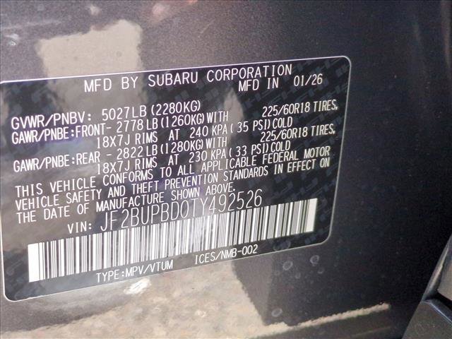 New 2026 Subaru Outback Premium AWD/4WD image 19