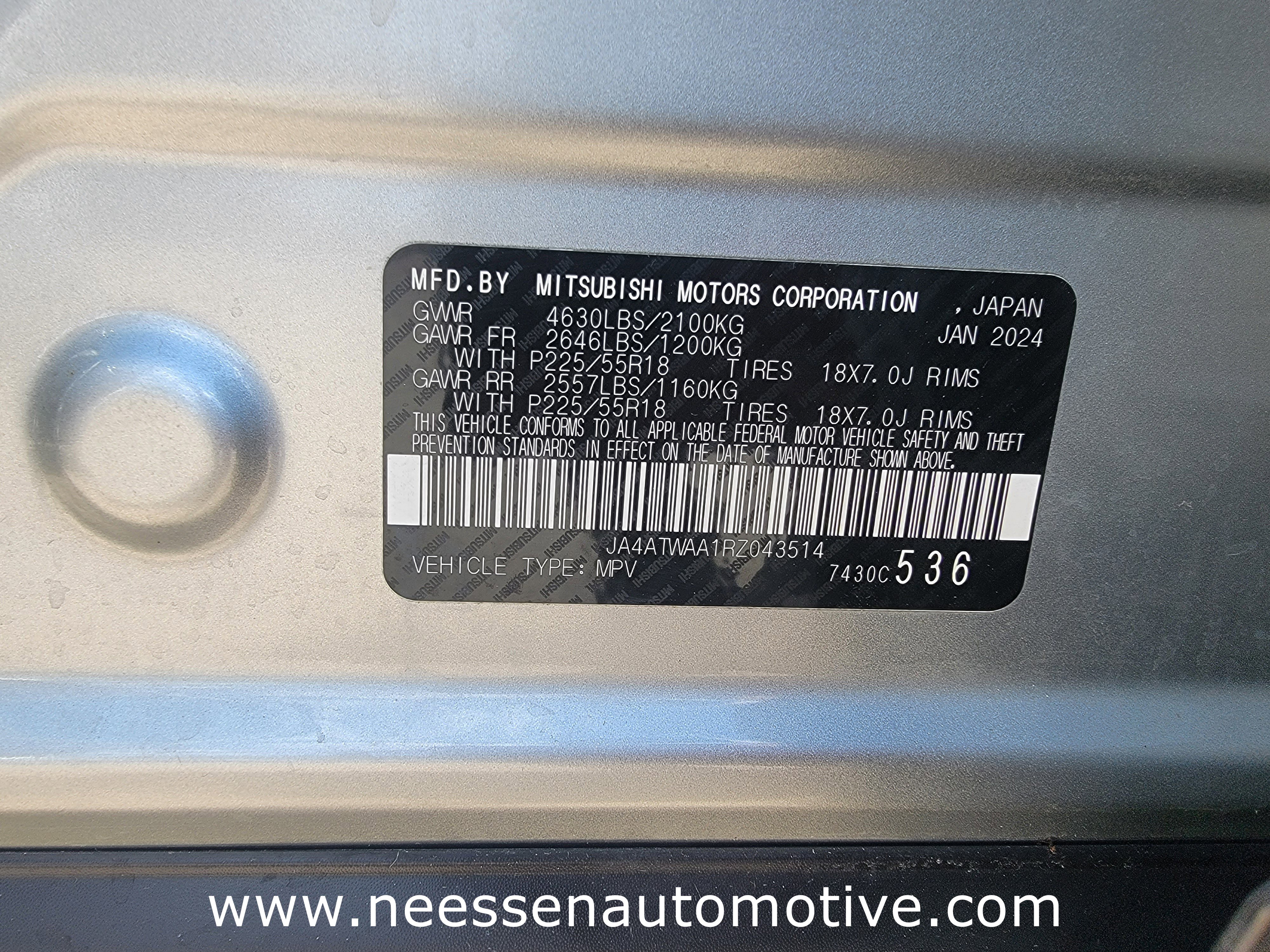 Used 2024 Mitsubishi Eclipse Cross SE image 34