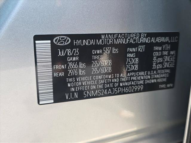 Used 2023 Hyundai Santa Fe SEL w/ Winter Weather Package FWD image 26